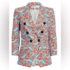 Veronica Beard Multicolor Patterned Blazer